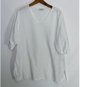 Spirit Activewear‎ Linen Blend Top - Women's Size XL - Made in USA